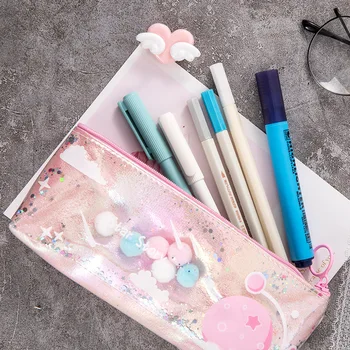 1 Pcs PVC Material Transparent Planet Stars Pattern Pencil Bag Student School Stationery Large Capacity Cosmetic Bag Pen Bag
1 Pcs PVC Material Transparent Planet Stars Pattern Pencil Bag Student School Stationery Large Capacity Cosmetic Bag Pen Bag