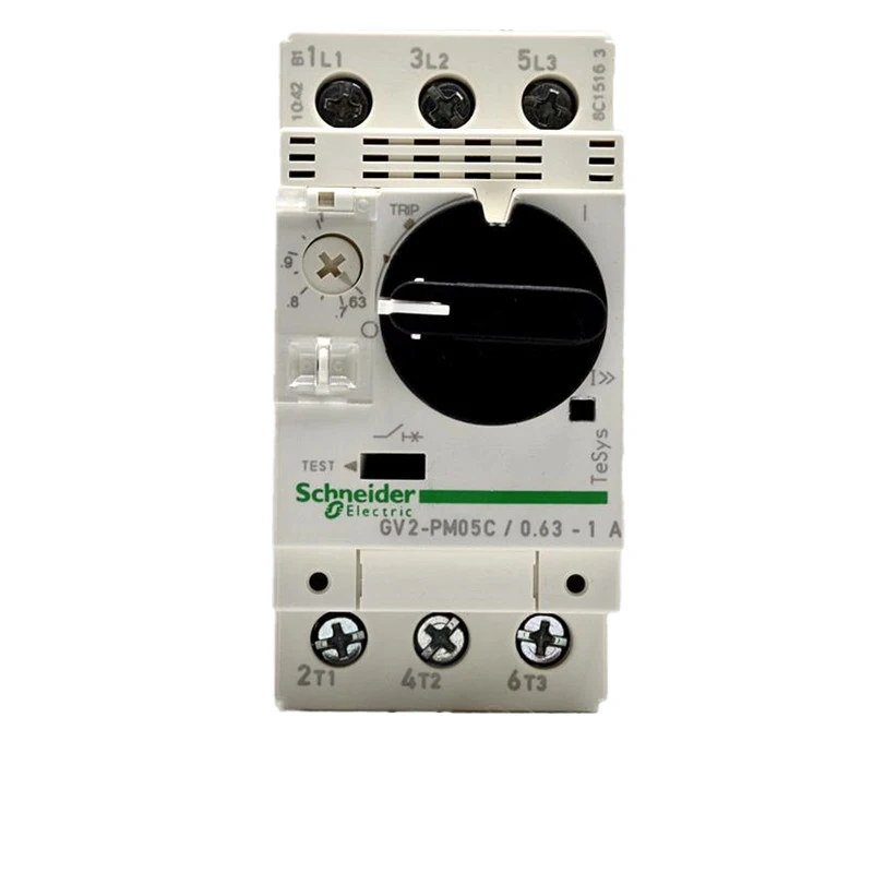 Genuine 3P Thermal Magnetic Circuit Breaker GV2PM05C Motor Protection Switch Knob Control Setting Current Range 0.63-1A 100KA
Genuine 3P Thermal Magnetic Circuit Breaker GV2PM05C Motor Protection Switch Knob Control Setting Current Range 0.63-1A 100KA