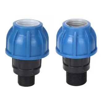 2Pcs PE Plastic Water Pipe Connector Connection Fitting Accessories for PPR PE PVC Water Pipes 32mm to G3/4in or 1in Male Thread
2Pcs PE Plastic Water Pipe Connector Connection Fitting Accessories for PPR PE PVC Water Pipes 32mm to G3/4in or 1in Male Thread