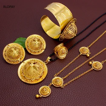 Copper Material Ethiopian Jewelry Set In Gold Luxury Nigerian Wedding Jewelry Set Ethnic Women Costume Jewelry Set
Copper Material Ethiopian Jewelry Set In Gold Luxury Nigerian Wedding Jewelry Set Ethnic Women Costume Jewelry Set