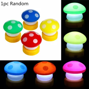 1 pcs Mini LED Night Light Lamp Toy Fairytale Mushroom Shape Press Down Touch Baby Kids Bedside Random Color
1 pcs Mini LED Night Light Lamp Toy Fairytale Mushroom Shape Press Down Touch Baby Kids Bedside Random Color