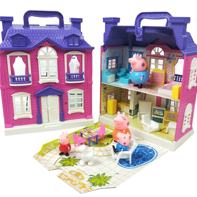 Peppa Pig George Peggy Family Four Sets Toy House Action Figure Child Anime Lighting Toys DIY Castle Children's Birthday Gifts
Peppa Pig George Peggy Family Four Sets Toy House Action Figure Child Anime Lighting Toys DIY Castle Children's Birthday Gifts