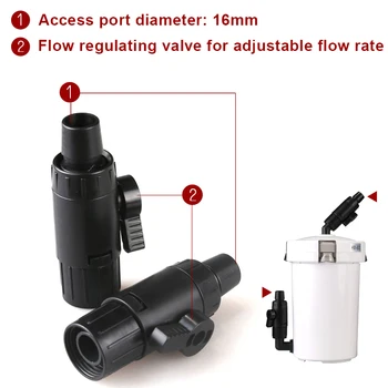 Newly Aquarium External Filter Canister Table Top Fish Tank Energy Saving Adjustable Flow Valve TE889
Newly Aquarium External Filter Canister Table Top Fish Tank Energy Saving Adjustable Flow Valve TE889