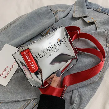 Women Waist bag multi-function Chest bags fashion personality Bright lettering design Shoulder Messenger Bag small wallet silver
Women Waist bag multi-function Chest bags fashion personality Bright lettering design Shoulder Messenger Bag small wallet silver