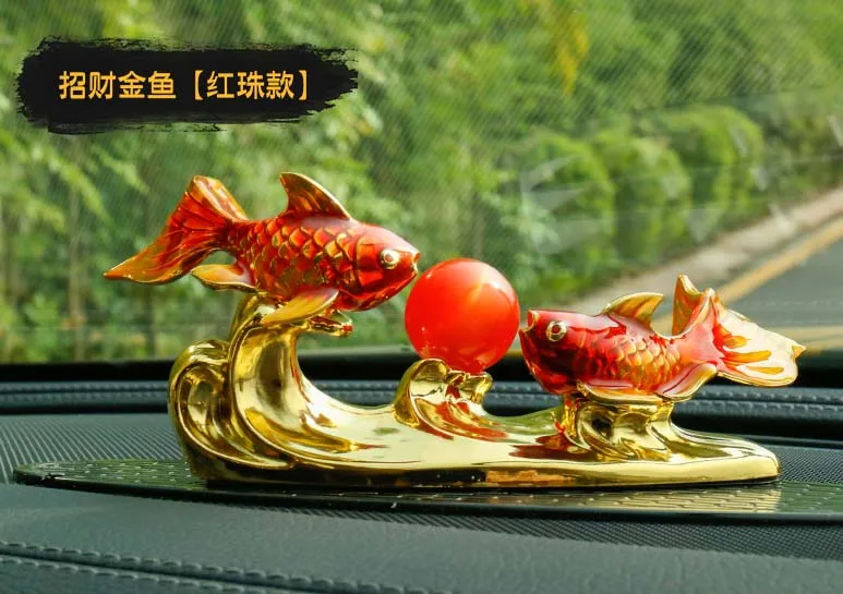 

Домашняя офисная компания магазин автомобиль Топ хорошо эффективный талисман Деньги Рисование удачи Золотая Рыба фэн-шуй латунная художественная статуя