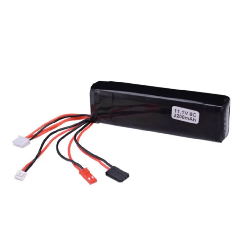 11.1V 2200mAh 8C Lipo Battery JST JR Futab Plug For RC Transmitter Quad copter Replace Battery Practical
11.1V 2200mAh 8C Lipo Battery JST JR Futab Plug For RC Transmitter Quad copter Replace Battery Practical