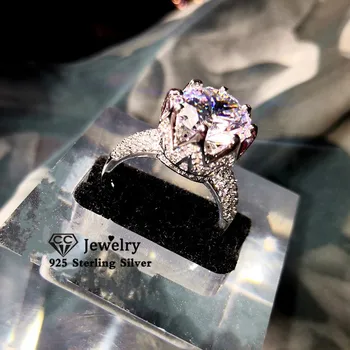 CC S925 Silver 8ct Rings For Women Round Cubic Zirconia Luxury Jewelry Bridal Wedding Engagement Bijoux Drop Shipping CC064
CC S925 Silver 8ct Rings For Women Round Cubic Zirconia Luxury Jewelry Bridal Wedding Engagement Bijoux Drop Shipping CC064