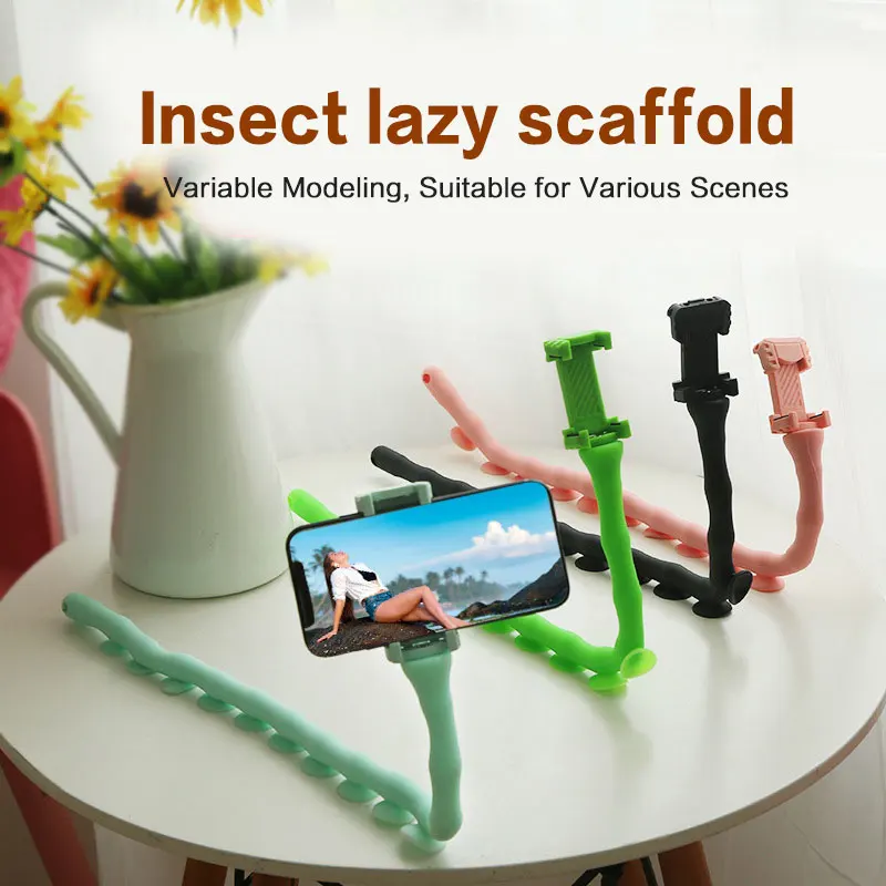 car holder phone cellphon holder Flexible cute worm lazy mobile phone bracket foldable sucker bracket live broadcaster
car holder phone cellphon holder Flexible cute worm lazy mobile phone bracket foldable sucker bracket live broadcaster