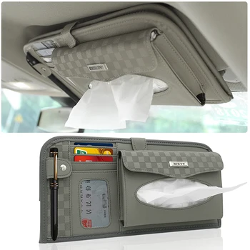 Car Leather Multifunction Sun Visor Shade CD DVD Holder Bag Cards Pocket For Glasses Folder Business Card Holder Bag
Car Leather Multifunction Sun Visor Shade CD DVD Holder Bag Cards Pocket For Glasses Folder Business Card Holder Bag