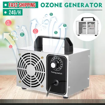Timing Ozone Generator 24g/h Portable Ozonizer Air Water Purifier Sterilizer Treatment Ozone Addition to Formaldehyde 220V
Timing Ozone Generator 24g/h Portable Ozonizer Air Water Purifier Sterilizer Treatment Ozone Addition to Formaldehyde 220V