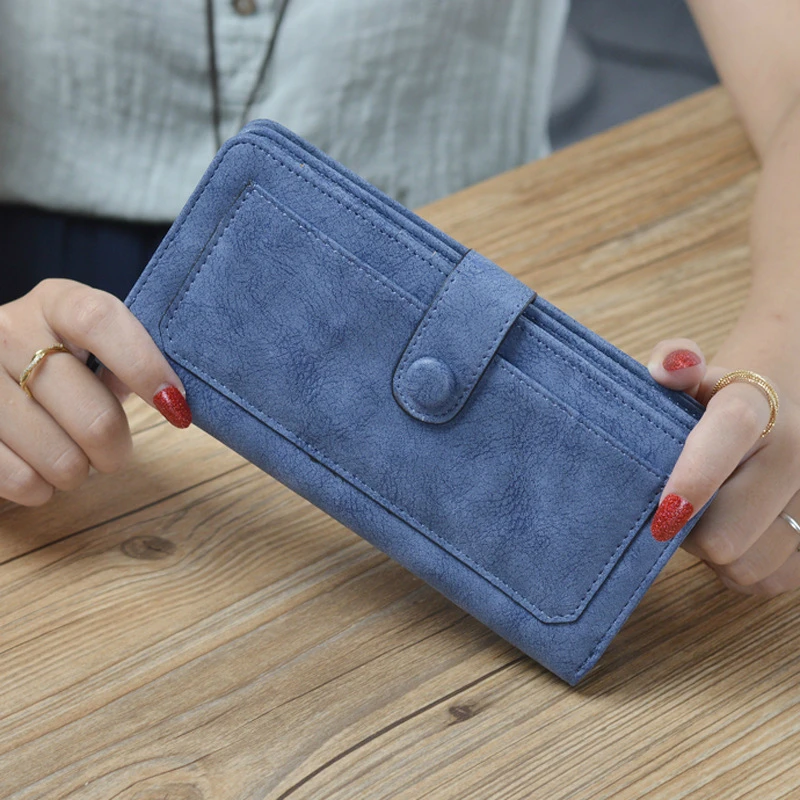 Famous Brand Drawstring Nubuck Leather Zipper Suede Wallet Ladies Carteira Feminina Clutch Bag Long Purse Two Fold Women Wallet
Famous Brand Drawstring Nubuck Leather Zipper Suede Wallet Ladies Carteira Feminina Clutch Bag Long Purse Two Fold Women Wallet