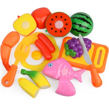 Babies Pretend Play Plastic Food Toy Funny Cutting Fruit Vegetable Food Pretend Play for Children 12PCS DIY Kitchen Cooking Toys
Babies Pretend Play Plastic Food Toy Funny Cutting Fruit Vegetable Food Pretend Play for Children 12PCS DIY Kitchen Cooking Toys
