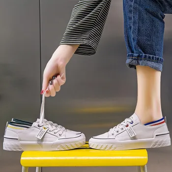 CINESSD White Sneakers Women 2020 Spring Genuine Leather Running Casual Shoes Women Sneakers Flat Mesh Breathable Platform Shoes 
CINESSD White Sneakers Women 2020 Spring Genuine Leather Running Casual Shoes Women Sneakers Flat Mesh Breathable Platform Shoes