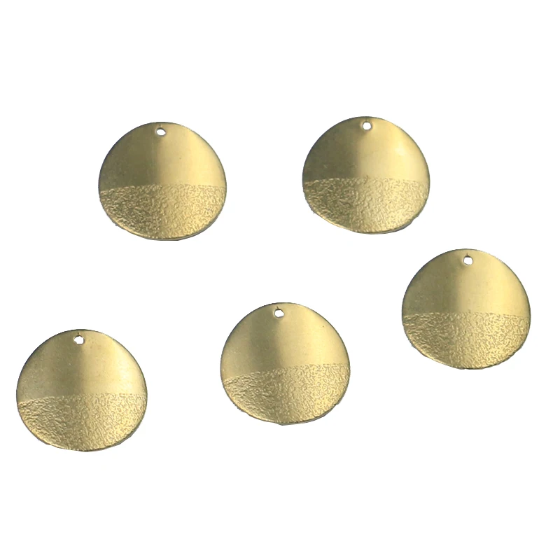 20*0.8mm brass arc half face embossed single hole disc pendant DIY necklace earring accessories for bracelet making
20*0.8mm brass arc half face embossed single hole disc pendant DIY necklace earring accessories for bracelet making