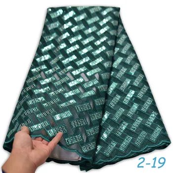 Popular Sequins Lace Fabrics French Mesh Lace Fabric High Quality Sequence Fabrics Nigerian Net Lace for Wedding Party 02
Popular Sequins Lace Fabrics French Mesh Lace Fabric High Quality Sequence Fabrics Nigerian Net Lace for Wedding Party 02