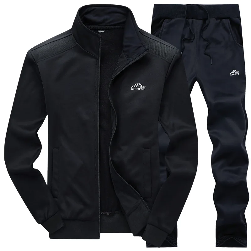 2019 Gym Spring Jacket + Pants Casual Tracksuit Men Sportswear Tracksuits Men Polyester Sweatshirt Sporting Fleece ropa hombre
2019 Gym Spring Jacket + Pants Casual Tracksuit Men Sportswear Tracksuits Men Polyester Sweatshirt Sporting Fleece ropa hombre
