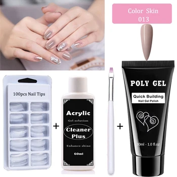Poly Nail Gel Set Clear UV Gel Varnish Quick Building Finger Extension Quick Building For Nails Extensions Hard Gel PolyGel Kit
Poly Nail Gel Set Clear UV Gel Varnish Quick Building Finger Extension Quick Building For Nails Extensions Hard Gel PolyGel Kit