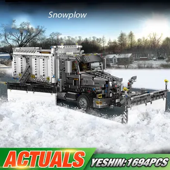 Yeshin 1:8 Technic Car Model Compatible With MOC-29800 Snowplow Truck Granite Assembly Building Blocks MOC-27092 Kids Toys Gifts
Yeshin 1:8 Technic Car Model Compatible With MOC-29800 Snowplow Truck Granite Assembly Building Blocks MOC-27092 Kids Toys Gifts