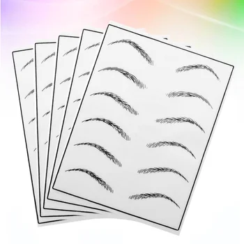 5 Sheets Practice Skins Nontoxic Practical Soft Eyebrow Sheets Tattoo Skins for Training
5 Sheets Practice Skins Nontoxic Practical Soft Eyebrow Sheets Tattoo Skins for Training