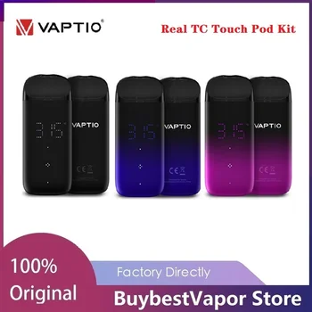 Original Vaptio Real TC Touch Pod Kit 500mAh Battery & 1.5ml Capacity & Hidden Screen LED Light Touch Control Vapor vs Drag X
Original Vaptio Real TC Touch Pod Kit 500mAh Battery & 1.5ml Capacity & Hidden Screen LED Light Touch Control Vapor vs Drag X