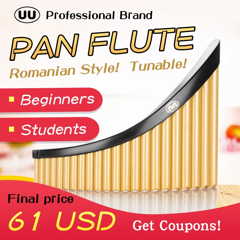 UU Pan флейта 22 трубы G ключ настраиваемый Flauta ABS пластик подставка для телефона