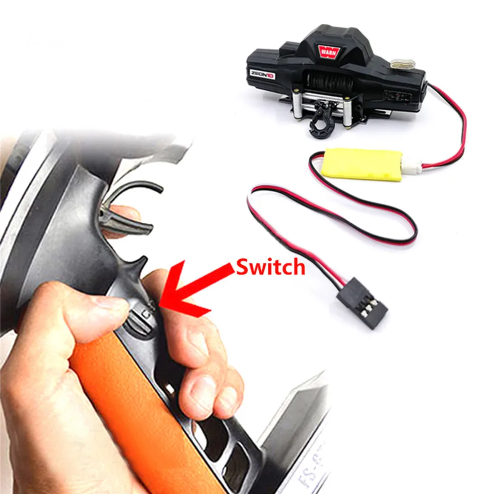 Winch 3-Ways Wireless Remote Controller Receiver for 1/10 Axial SCX10 TRX4 D90 TF2 Tamiya CC01 RC Car Remote Controller Parts
Winch 3-Ways Wireless Remote Controller Receiver for 1/10 Axial SCX10 TRX4 D90 TF2 Tamiya CC01 RC Car Remote Controller Parts