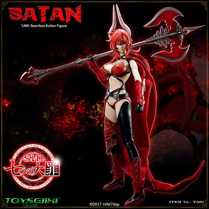 In stock TOYSEIIKI TS01 1/6 anime sin seven major sins Satan Satan 12 inch movable doll
In stock TOYSEIIKI TS01 1/6 anime sin seven major sins Satan Satan 12 inch movable doll