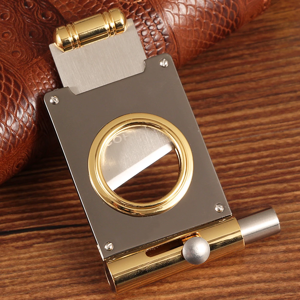 COHIBA Cigars Cutter Punch Pocket Metal Cigar Cutter Sharp Blade Stainless Steel Cigar Guillotine Portable Cigar Punch
COHIBA Cigars Cutter Punch Pocket Metal Cigar Cutter Sharp Blade Stainless Steel Cigar Guillotine Portable Cigar Punch