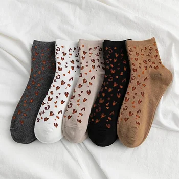 High Quality Female Socks Leopard Print Personalized Cotton Short Socks Comfortable Breathable Deodorant Fashion Tide Socks
High Quality Female Socks Leopard Print Personalized Cotton Short Socks Comfortable Breathable Deodorant Fashion Tide Socks
