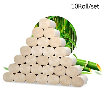 10Rolls 4 Ply Native Color Bamboo Pulp Paper Home Bath Toilet Roll Toilet Paper Soft Toilet Paper Skin-Friendly Paper 
10Rolls 4 Ply Native Color Bamboo Pulp Paper Home Bath Toilet Roll Toilet Paper Soft Toilet Paper Skin-Friendly Paper