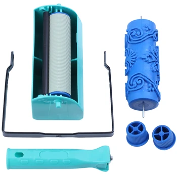 5 Inch Two-Color Wall Decoration Paint Coating Machine Roller Brush Tool 3D Pattern Wallpaper Decoration Painting Tool Plus 5inc 
5 Inch Two-Color Wall Decoration Paint Coating Machine Roller Brush Tool 3D Pattern Wallpaper Decoration Painting Tool Plus 5inc