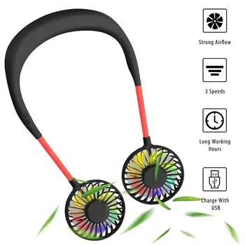 UBS Fan Double Double Cooling Fan Outdoor Lazy Fan Summer Neck Mini Fan for Portable Fans Air Sports for Rechargeable
UBS Fan Double Double Cooling Fan Outdoor Lazy Fan Summer Neck Mini Fan for Portable Fans Air Sports for Rechargeable