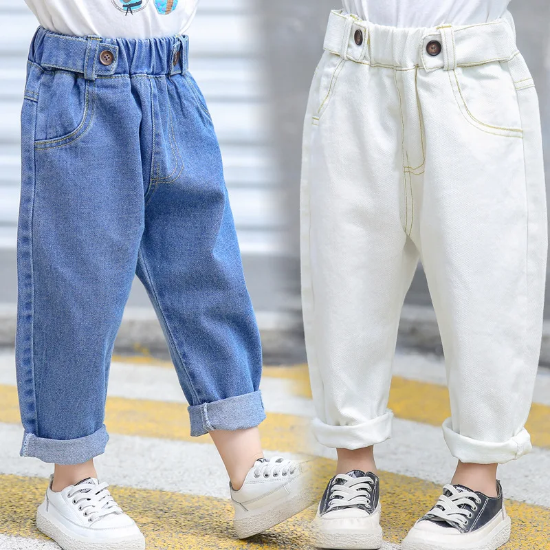 Baby Girls Jeans Pants Children Long Trousers Spring Autumn Loose Pants Kids Korean Style Denim Pants 2-8 Years Little Girl Jean
Baby Girls Jeans Pants Children Long Trousers Spring Autumn Loose Pants Kids Korean Style Denim Pants 2-8 Years Little Girl Jean