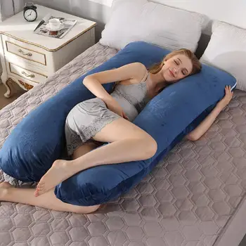 U-shaped Pillow with Wide Scope of Application Simplicity Crystal Velvet Side Sleeping Cushion Napping Pad Pregnancy Women
U-shaped Pillow with Wide Scope of Application Simplicity Crystal Velvet Side Sleeping Cushion Napping Pad Pregnancy Women
