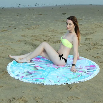150cm Diameter Round Beach Towel Tapestry Mat Picnic Blanket Beach Shawl with Fringe Tassels for Holiday Travel Summer Vacation
150cm Diameter Round Beach Towel Tapestry Mat Picnic Blanket Beach Shawl with Fringe Tassels for Holiday Travel Summer Vacation