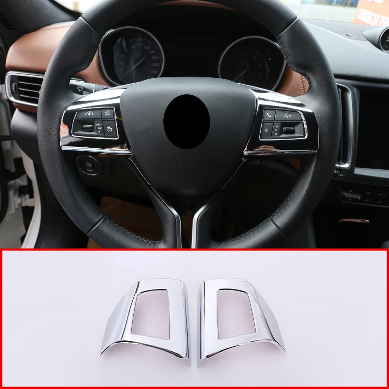 ABS Shiny Steering Wheel Button Frame Cover Trim For Maserati Lavante 2016 Set of 2pcs Car Styling
ABS Shiny Steering Wheel Button Frame Cover Trim For Maserati Lavante 2016 Set of 2pcs Car Styling