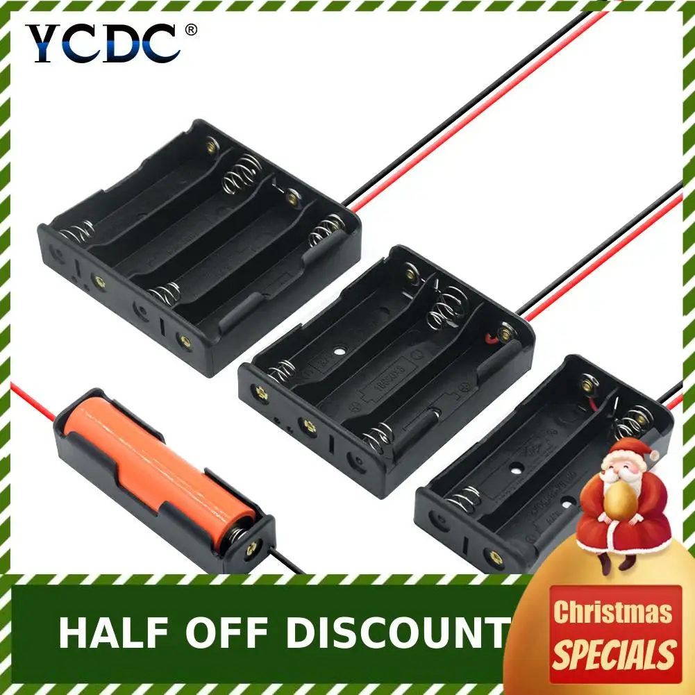 Holder Leads Battery Storage Box Case with 1X 2X 3X 4X 18650 Battery Case Holder 3.7V Plastic Storage Box With Wire Lead
Holder Leads Battery Storage Box Case with 1X 2X 3X 4X 18650 Battery Case Holder 3.7V Plastic Storage Box With Wire Lead