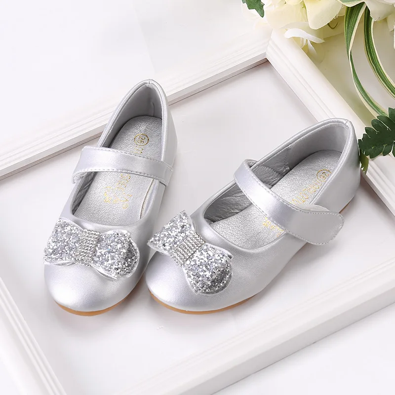 New Style GIRL'S Shoes Sequin Man-made Diamond Bow 3-9-Year-Old Girls Princess Shoes Girl Princess Shoes 
New Style GIRL'S Shoes Sequin Man-made Diamond Bow 3-9-Year-Old Girls Princess Shoes Girl Princess Shoes