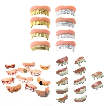 12pcs/set Halloween Party Prank Toys Simulation Rotten Teeth Vampire Denture Masquerade Cosplay Fake Teeth Trick Props
12pcs/set Halloween Party Prank Toys Simulation Rotten Teeth Vampire Denture Masquerade Cosplay Fake Teeth Trick Props