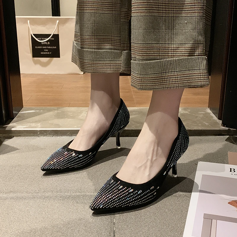 OL Office Lady Shoes Faux Suede High Heels Woman Shoes Pointed Toe Dress Shoes Basic Pumps Women Boat zapatos mujer U22-52
OL Office Lady Shoes Faux Suede High Heels Woman Shoes Pointed Toe Dress Shoes Basic Pumps Women Boat zapatos mujer U22-52