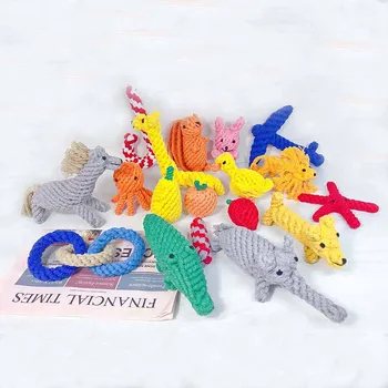 Braided Cotton Rope Dog Toy/ Teeth Cleaning Chew Toys for Small and Medium Sized Dogs
Braided Cotton Rope Dog Toy/ Teeth Cleaning Chew Toys for Small and Medium Sized Dogs