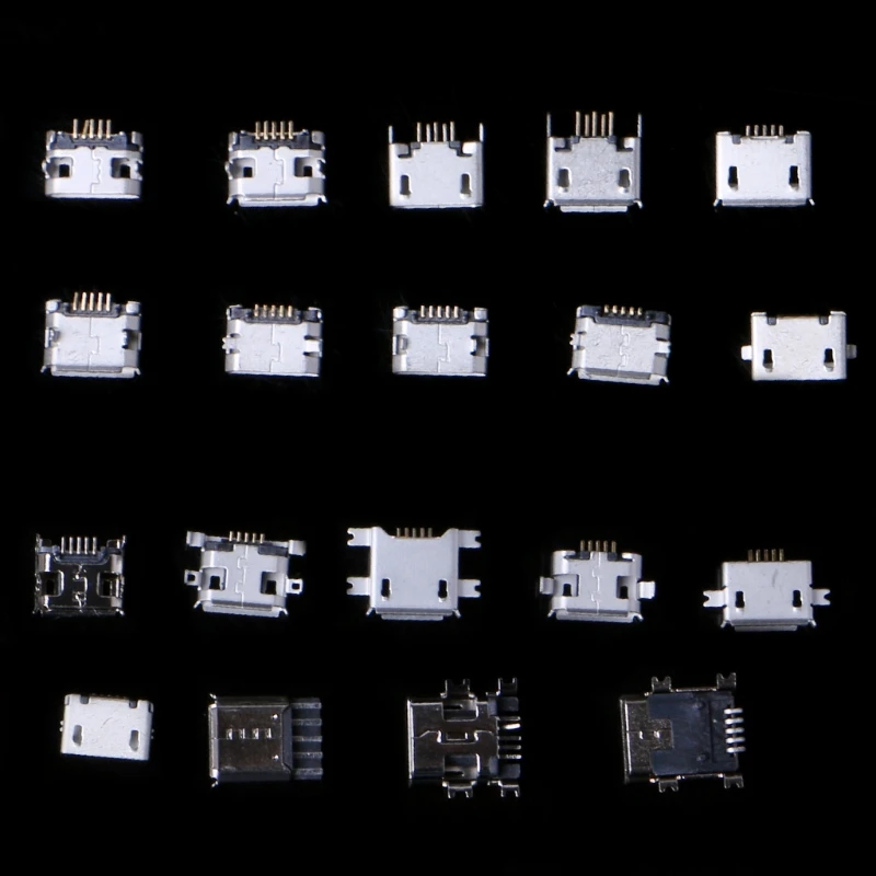 24 models Micro USB Connector Socket Jack charging port 240pcs/box USB Connectors Set kit For MP3/4/5 Huawei Samsung Xiaomi
24 models Micro USB Connector Socket Jack charging port 240pcs/box USB Connectors Set kit For MP3/4/5 Huawei Samsung Xiaomi