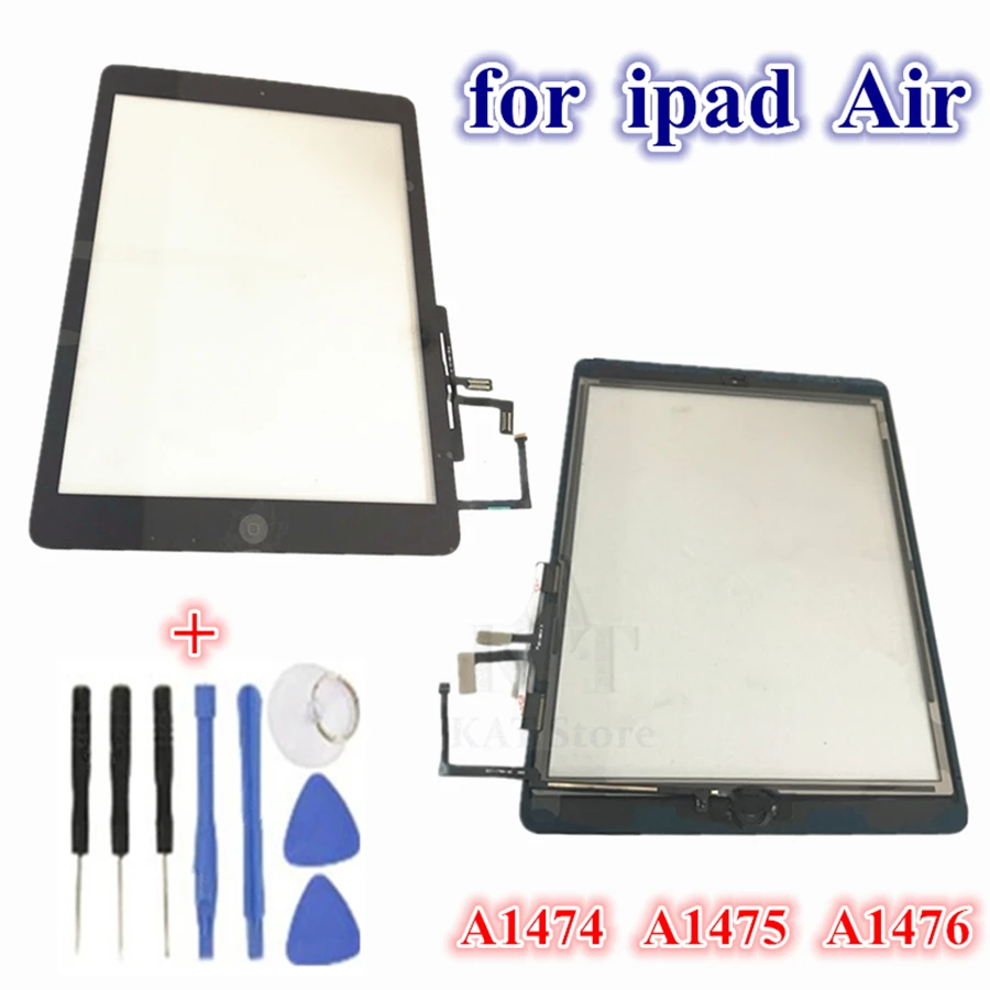 1 шт. Новый сенсорный экран для iPad Air 5 A1474 A1475 A1476 дигитайзер и Главная Кнопка детали