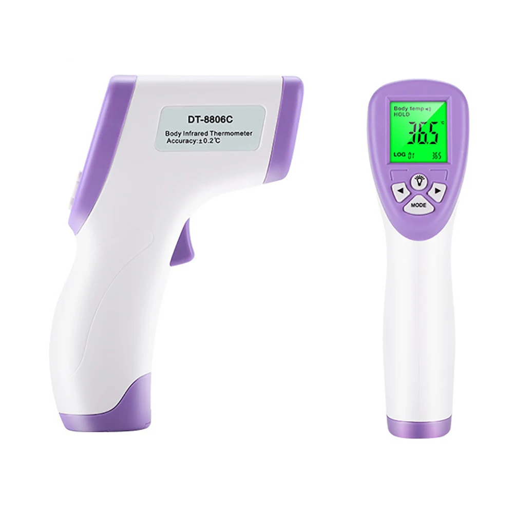 Handheld Digital Non-Contact Temperature Gun Infrared Forehead Thermometer Body LCD Backlight Temperature Tester Random Color
Handheld Digital Non-Contact Temperature Gun Infrared Forehead Thermometer Body LCD Backlight Temperature Tester Random Color
