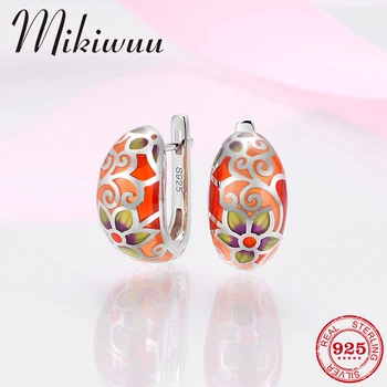 MIKIWUU 925 Sterling Silver Stud Earrings for Women Champagne gold Flower Enamel Earrings Fine Jewelry Wedding Party Gift
MIKIWUU 925 Sterling Silver Stud Earrings for Women Champagne gold Flower Enamel Earrings Fine Jewelry Wedding Party Gift