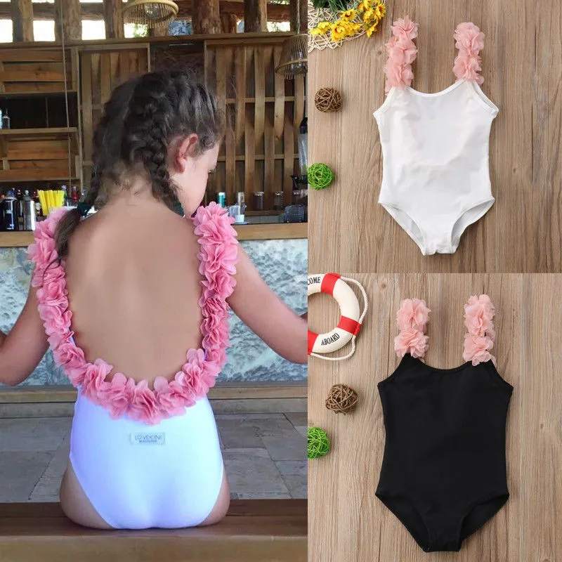 New Toddler Baby Girl Kids Flower Strap Backless Swimmable Leaky Back Swimsuit Swimwear Bathing Suit Summer Beachwear
New Toddler Baby Girl Kids Flower Strap Backless Swimmable Leaky Back Swimsuit Swimwear Bathing Suit Summer Beachwear