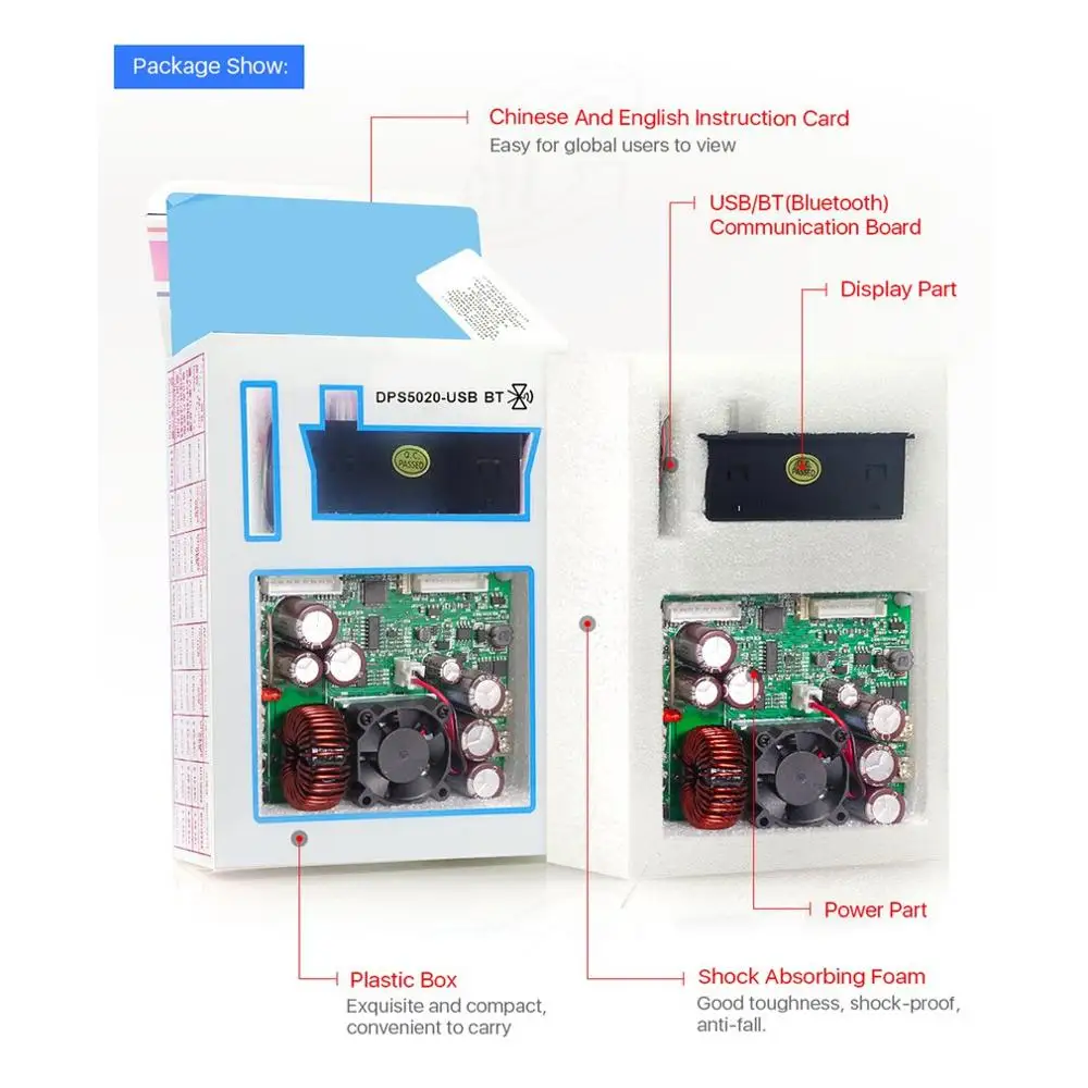 Constant Voltage Current Step-Down NO-Communication 50V 20A LCD Voltmeter Digital Power Supply Voltage Converter
Constant Voltage Current Step-Down NO-Communication 50V 20A LCD Voltmeter Digital Power Supply Voltage Converter