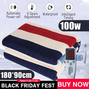 Electric Blanket Double Single 220V Waterproof Washable Timing Temperature Adjustable Bed Warmer Heater USB Heating Pad Mat
Electric Blanket Double Single 220V Waterproof Washable Timing Temperature Adjustable Bed Warmer Heater USB Heating Pad Mat