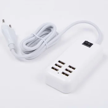 20W 6 Port USB Charger Fast Charging Station Desktop Travel Hub Wall Adapter ABS Material Desktop Fast Charger
20W 6 Port USB Charger Fast Charging Station Desktop Travel Hub Wall Adapter ABS Material Desktop Fast Charger