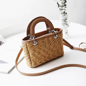 Straw Bag Ladies Beach Bag Hit Color Portable Small Square Bag Shoulder Messenger Bag Rattan Bag Straw Woven Bag Women Crossbody
Straw Bag Ladies Beach Bag Hit Color Portable Small Square Bag Shoulder Messenger Bag Rattan Bag Straw Woven Bag Women Crossbody